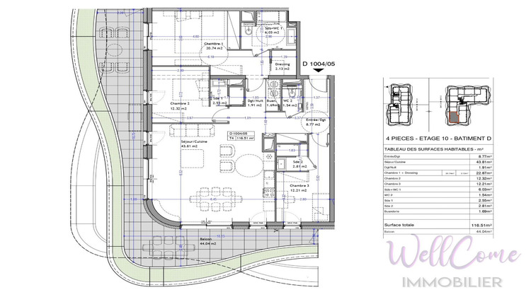 Ma-Cabane - Vente Appartement AIX LES BAINS, 116 m²