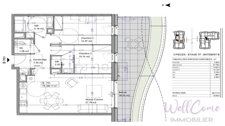 Ma-Cabane - Vente Appartement AIX LES BAINS, 68 m²