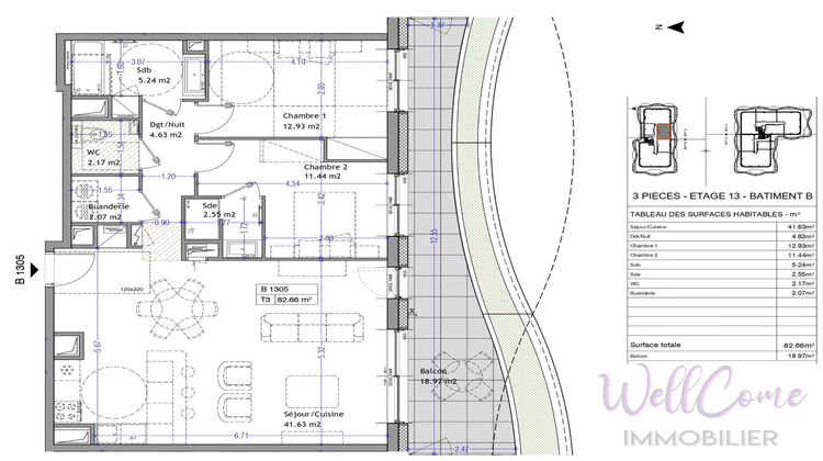 Ma-Cabane - Vente Appartement AIX LES BAINS, 82 m²
