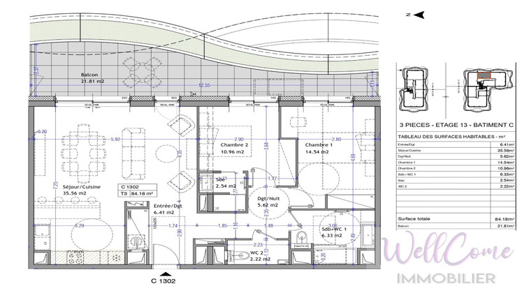 Ma-Cabane - Vente Appartement AIX LES BAINS, 84 m²