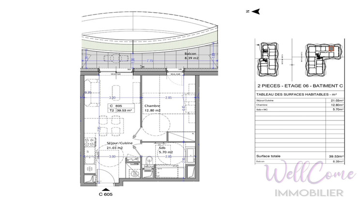 Ma-Cabane - Vente Appartement AIX LES BAINS, 39 m²