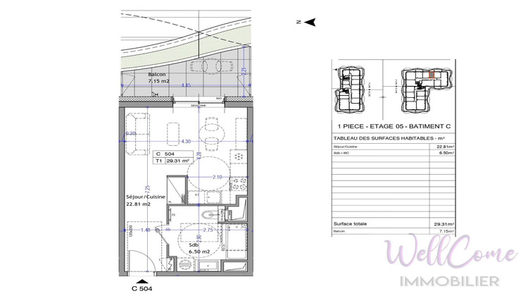 Ma-Cabane - Vente Appartement AIX LES BAINS, 29 m²