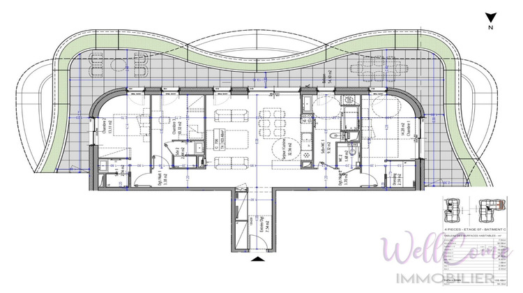 Ma-Cabane - Vente Appartement AIX LES BAINS, 103 m²