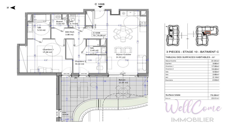 Ma-Cabane - Vente Appartement AIX LES BAINS, 75 m²
