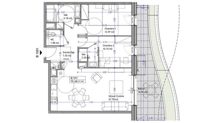 Ma-Cabane - Vente Appartement Aix-les-Bains, 68 m²