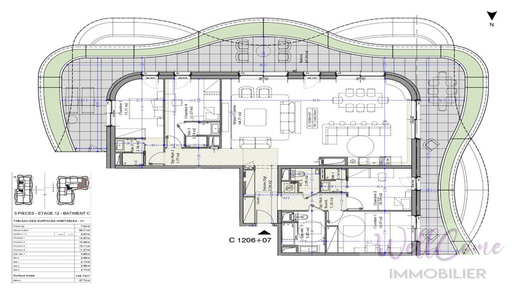 Ma-Cabane - Vente Appartement AIX LES BAINS, 145 m²