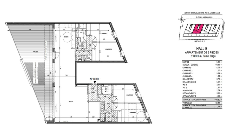 Ma-Cabane - Vente Appartement AIX-LES-BAINS, 149 m²