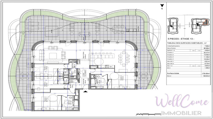 Ma-Cabane - Vente Appartement AIX LES BAINS, 179 m²