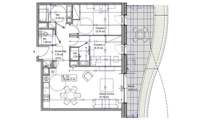 Ma-Cabane - Vente Appartement Aix-les-Bains, 63 m²
