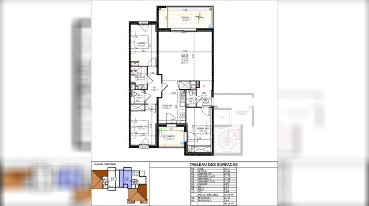 Ma-Cabane - Vente Appartement Ajaccio, 96 m²