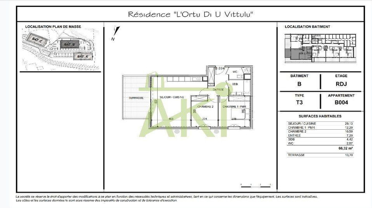 Ma-Cabane - Vente Appartement Ajaccio, 66 m²