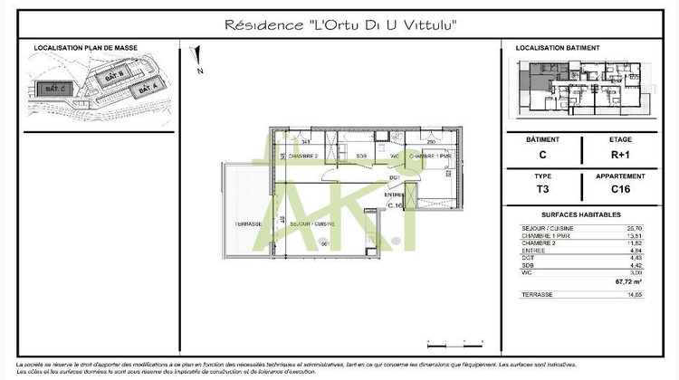 Ma-Cabane - Vente Appartement Ajaccio, 67 m²