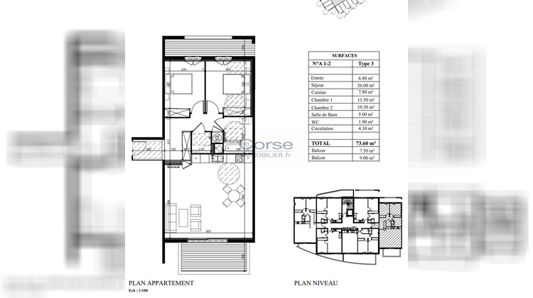 Ma-Cabane - Vente Appartement Ajaccio, 73 m²