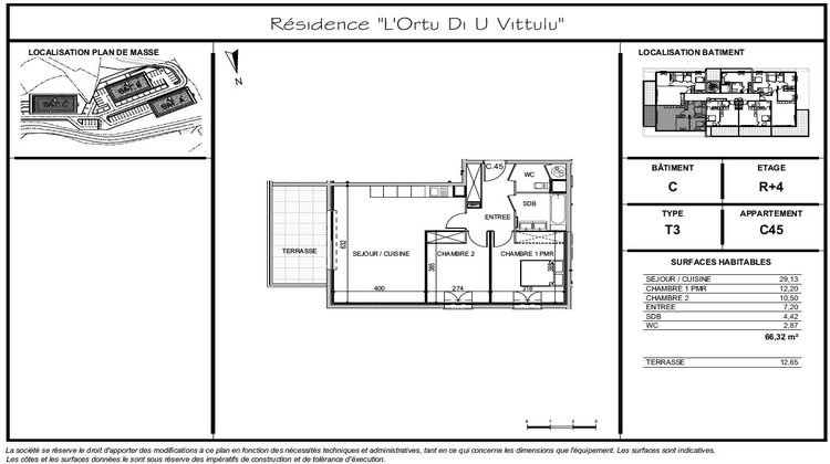 Ma-Cabane - Vente Appartement AJACCIO, 66 m²