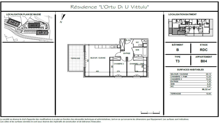 Ma-Cabane - Vente Appartement AJACCIO, 66 m²