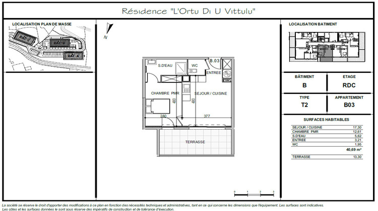 Ma-Cabane - Vente Appartement AJACCIO, 40 m²