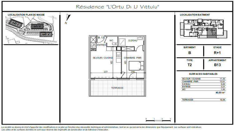Ma-Cabane - Vente Appartement AJACCIO, 40 m²