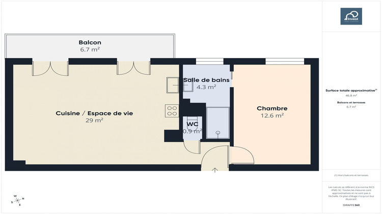 Ma-Cabane - Vente Appartement AJACCIO, 47 m²