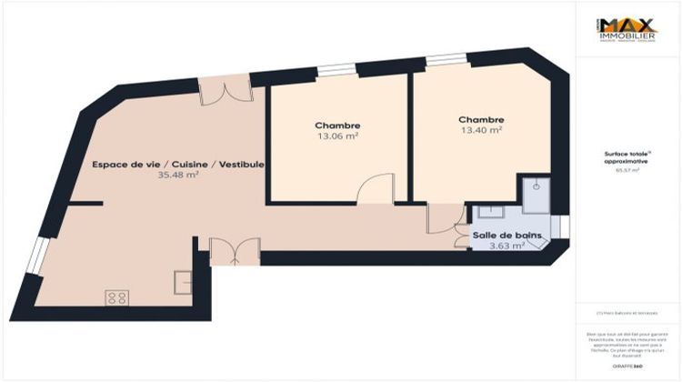 Ma-Cabane - Vente Appartement Ajaccio, 65 m²