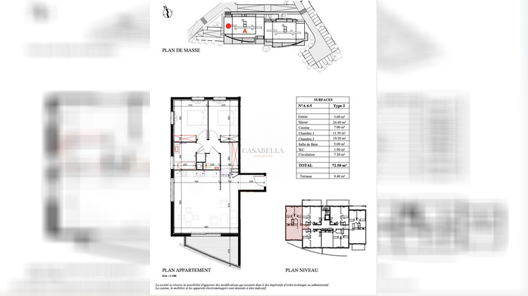 Ma-Cabane - Vente Appartement Ajaccio, 72 m²