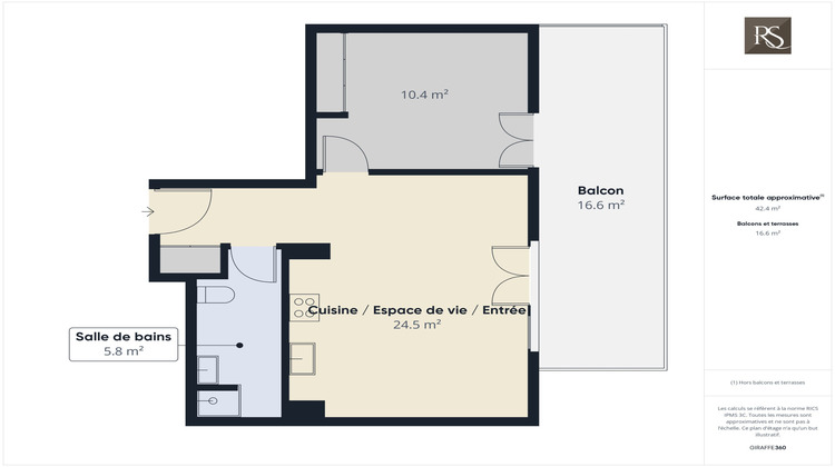 Ma-Cabane - Vente Appartement Ajaccio, 42 m²