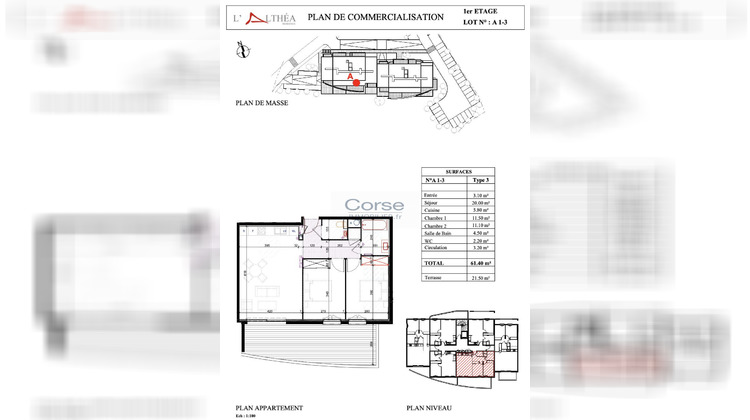 Ma-Cabane - Vente Appartement Ajaccio, 61 m²