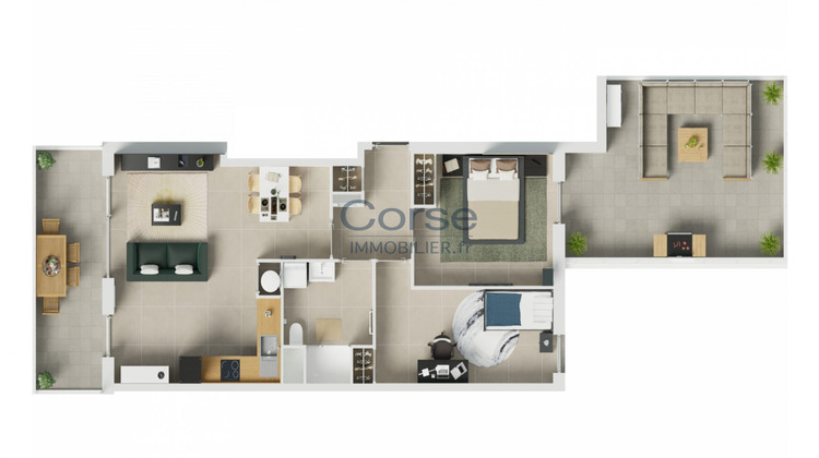 Ma-Cabane - Vente Appartement Ajaccio, 61 m²