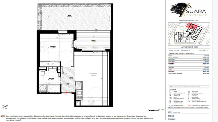 Ma-Cabane - Vente Appartement AJACCIO, 42 m²