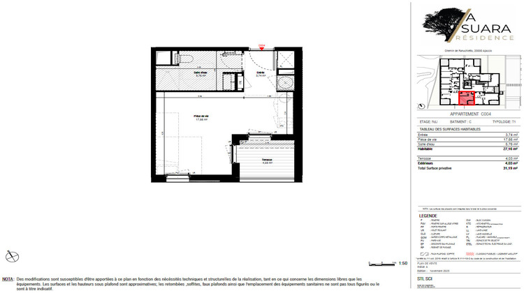 Ma-Cabane - Vente Appartement AJACCIO, 27 m²