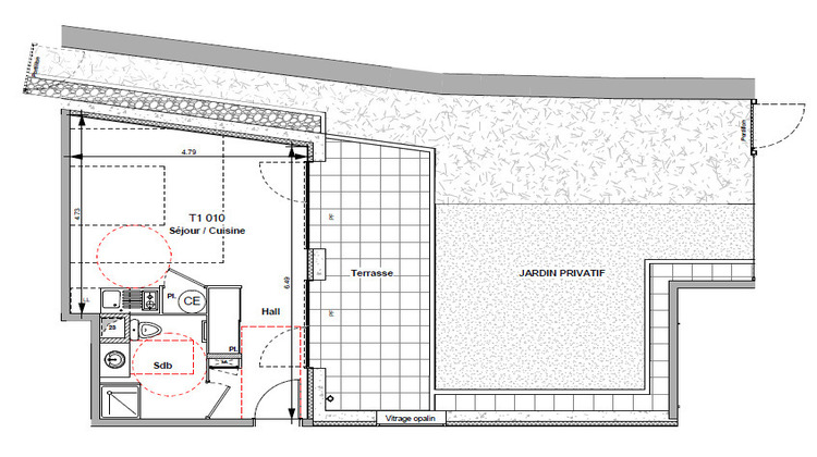 Ma-Cabane - Vente Appartement ALBIGNY-SUR-SAONE, 30 m²
