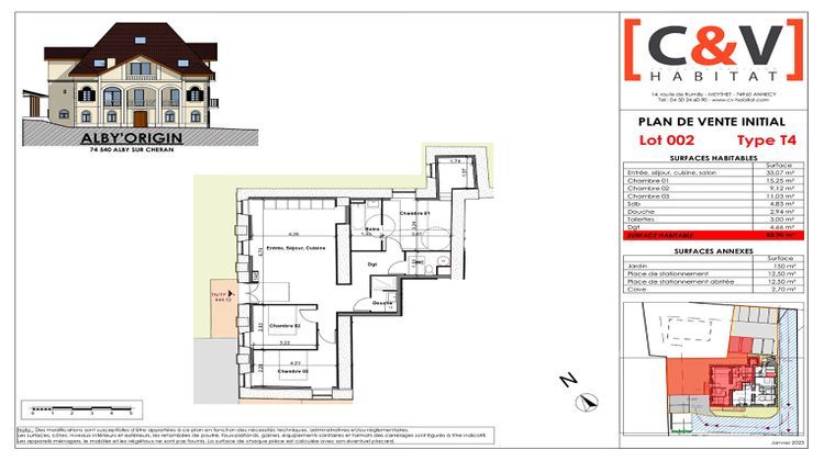 Ma-Cabane - Vente Appartement ALBY-SUR-CHERAN, 83 m²