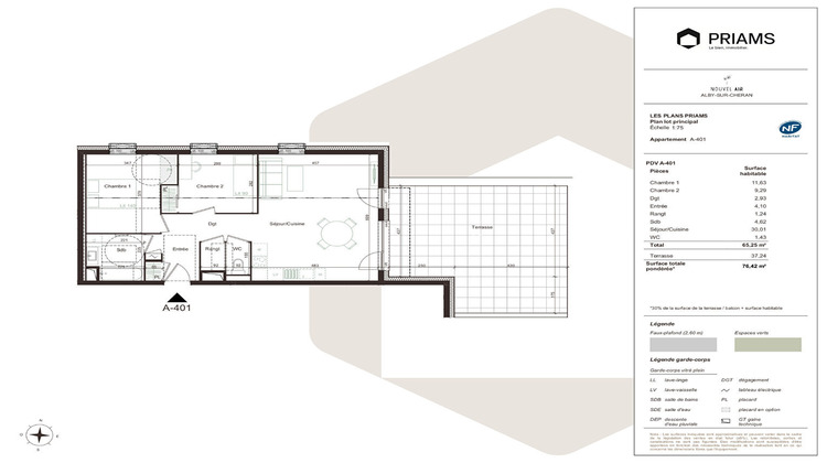 Ma-Cabane - Vente Appartement ALBY-SUR-CHERAN, 65 m²