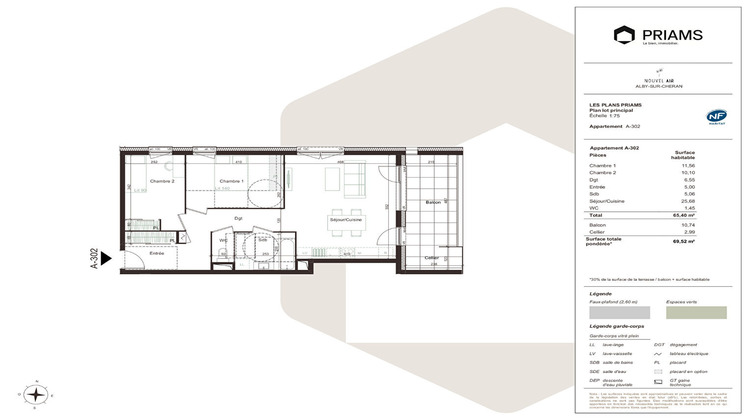 Ma-Cabane - Vente Appartement ALBY-SUR-CHERAN, 65 m²