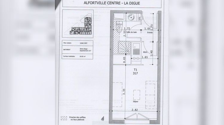 Ma-Cabane - Vente Appartement Alfortville, 18 m²