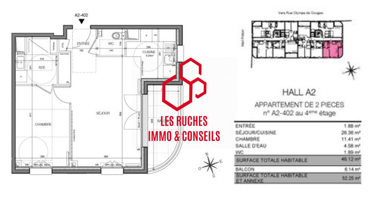 Ma-Cabane - Vente Appartement Alfortville, 46 m²