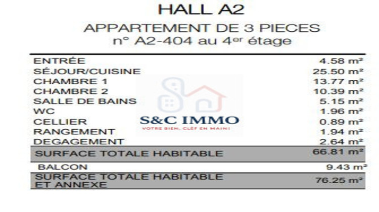 Ma-Cabane - Vente Appartement Alfortville, 66 m²