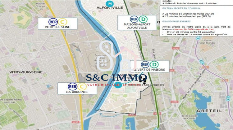 Ma-Cabane - Vente Appartement Alfortville, 46 m²