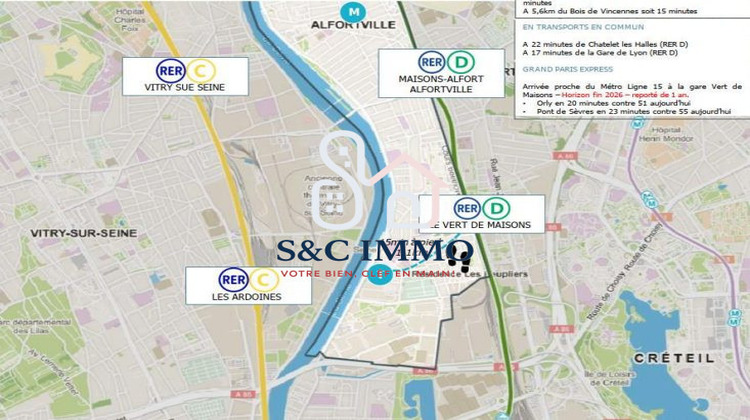 Ma-Cabane - Vente Appartement Alfortville, 79 m²