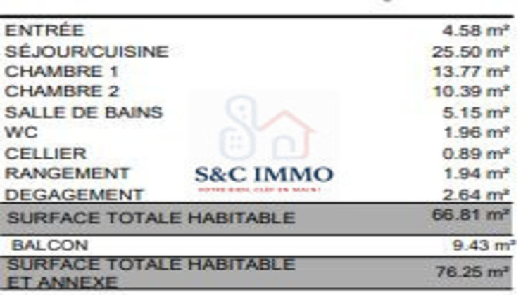 Ma-Cabane - Vente Appartement Alfortville, 66 m²