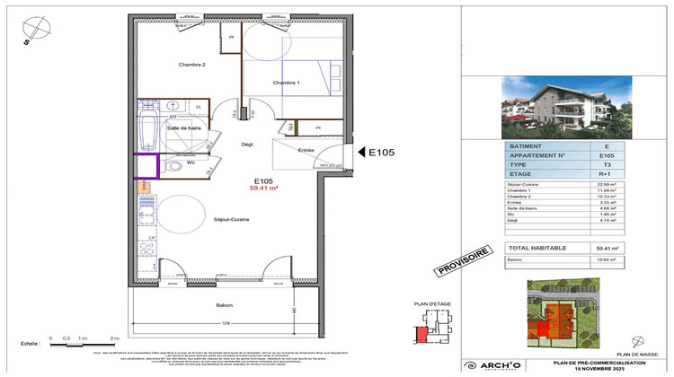 Ma-Cabane - Vente Appartement ALLINGES, 59 m²