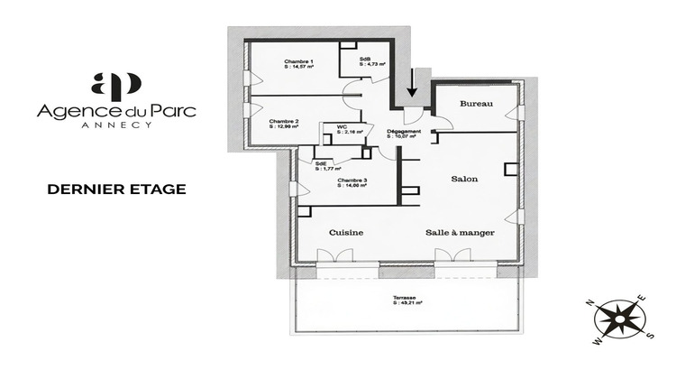 Ma-Cabane - Vente Appartement Allonzier-la-Caille, 130 m²