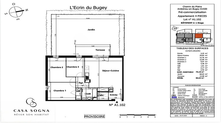 Ma-Cabane - Vente Appartement AMBERIEU-EN-BUGEY, 79 m²