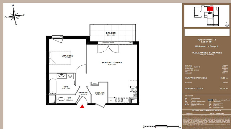 Ma-Cabane - Vente Appartement AMBILLY, 47 m²