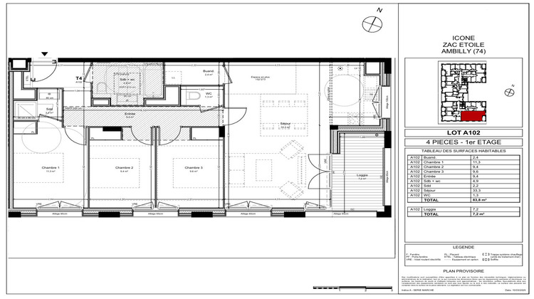 Ma-Cabane - Vente Appartement AMBILLY, 83 m²