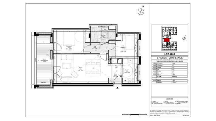 Ma-Cabane - Vente Appartement AMBILLY, 63 m²