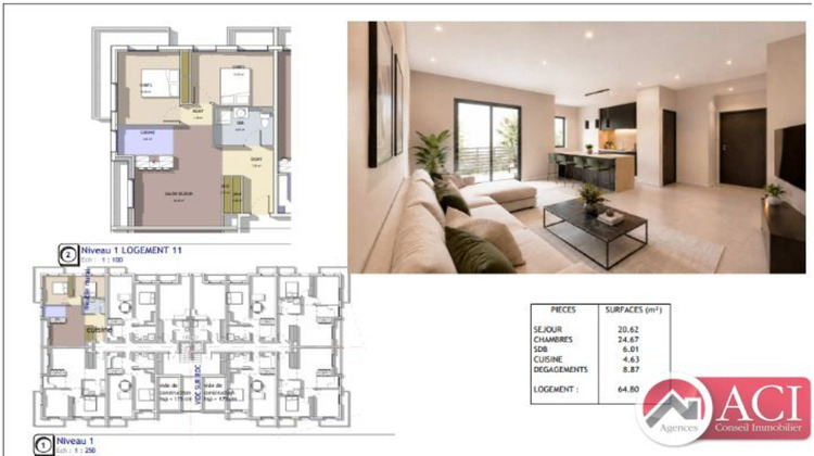 Ma-Cabane - Vente Appartement AMBLAINVILLE, 65 m²