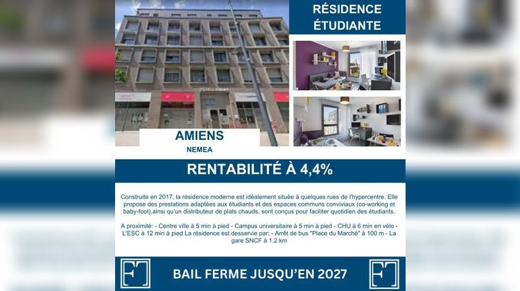 Ma-Cabane - Vente Appartement Amiens, 19 m²