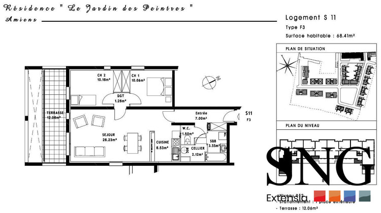Ma-Cabane - Vente Appartement Amiens, 68 m²
