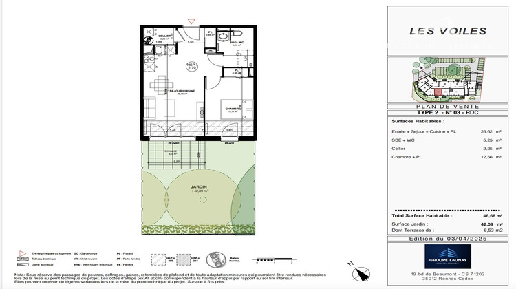 Ma-Cabane - Vente Appartement Andernos-les-Bains, 46 m²