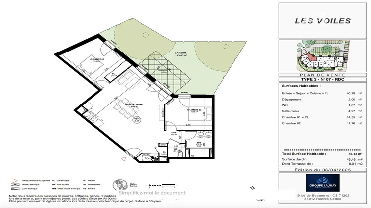 Ma-Cabane - Vente Appartement Andernos-les-Bains, 75 m²